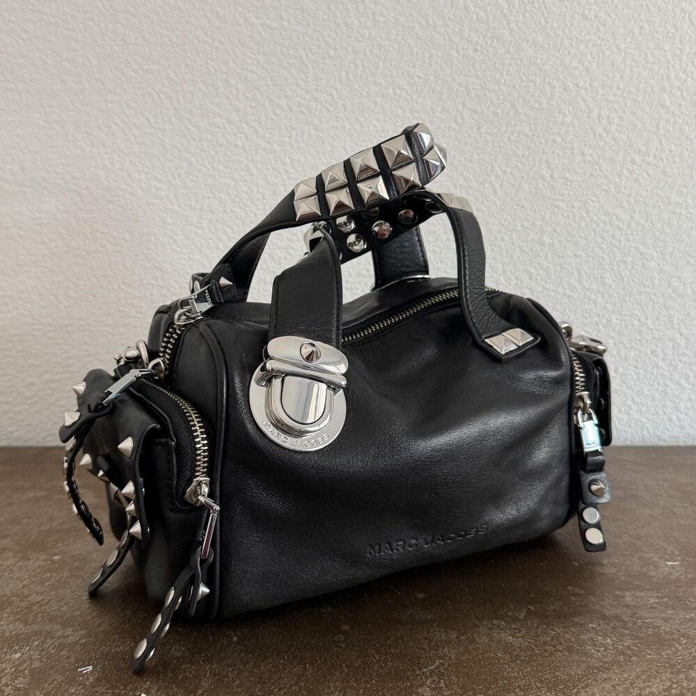Marc Jacobs Mini Studded Pushlock Bag Rare